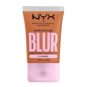 NYX Bare With Me Blur‎ Skin Tint Foundation 13 Caramel 30ml Free NEW Sealed